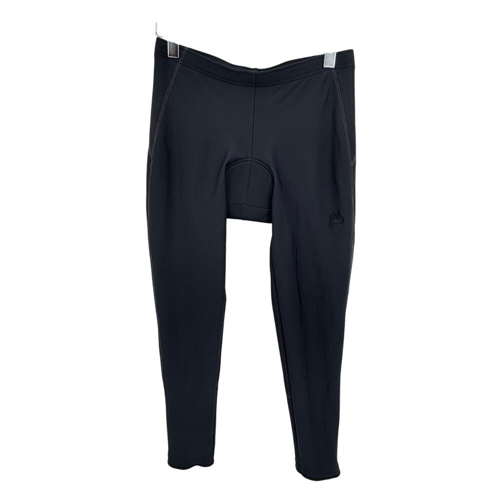 Novara pants women's XL cycling bike leggings padded zip ankle reflective black